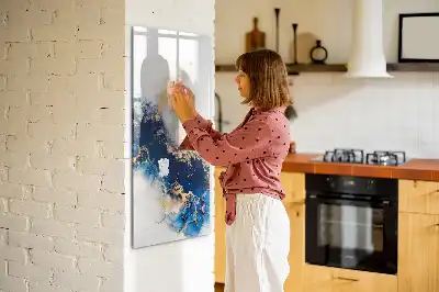Magnetická tabule na kreslení v designu absolutní mramor
