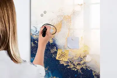 Magnetická tabule na kreslení v designu absolutní mramor