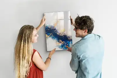 Magnetická tabule na kreslení v designu absolutní mramor