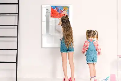 Magnetická popisovací tabule týdenní plánovač