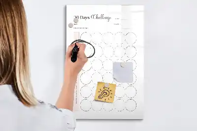 Magnetická popisovací tabule 30denní výzva