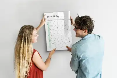 Magnetická popisovací tabule plánovač výzev
