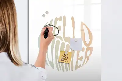 Magnetická tabule na kreslení s motivem Nápis Vítej léto