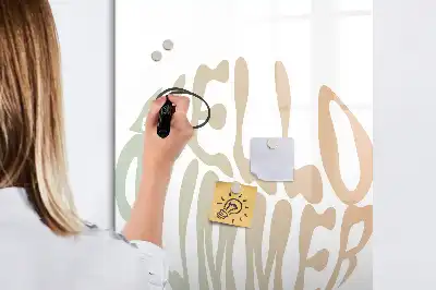 Magnetická tabule na kreslení s motivem Nápis Vítej léto