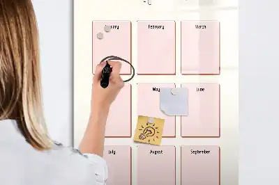 Narozeninový kalendář magnetická popisovací tabule
