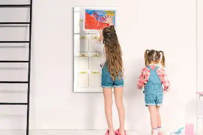 Magnetická popisovací tabule roční plánovač