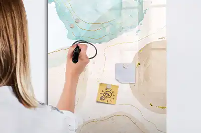 Magnetická tabule na kreslení v designu pastelových skvrn