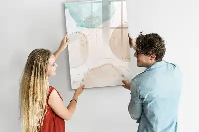 Magnetická tabule na kreslení v designu pastelových skvrn