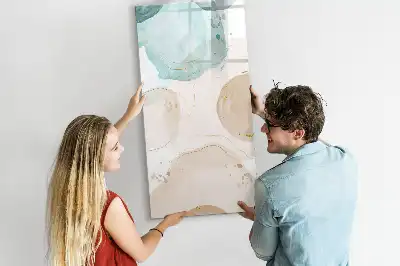 Magnetická tabule na kreslení v designu pastelových skvrn