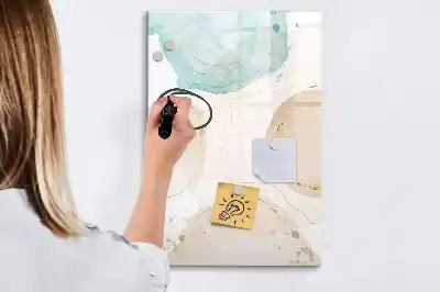 Magnetická tabule na kreslení v designu pastelových skvrn