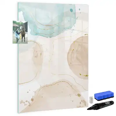 Magnetická tabule na kreslení v designu pastelových skvrn