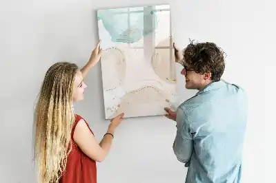 Magnetická tabule na kreslení v designu pastelových skvrn