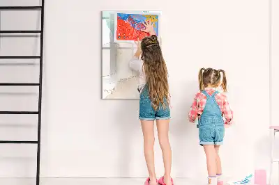 Magnetická tabule na kreslení v designu pastelových skvrn