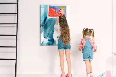 Magnetická tabule na kreslení malířská sada