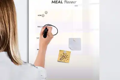 Magnetická popisovací tabule plánovač jídelníčku