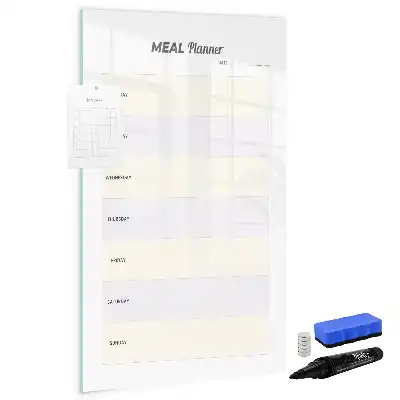 Magnetická popisovací tabule plánovač jídelníčku