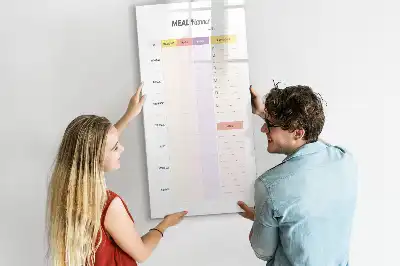 Magnetická tabule na kreslení plánovač stravování