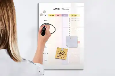 Magnetická tabule na kreslení plánovač stravování