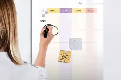 Magnetická popisovací tabule plánovač jídelníčku
