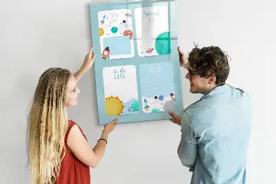 Magnetická tabule na kreslení galaktický plánovač