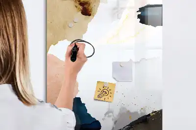 Magnetická kreslicí tabule v motivu akvarelové abstrakce