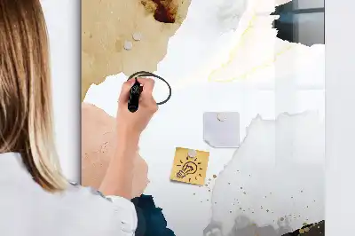 Magnetická kreslicí tabule v motivu akvarelové abstrakce
