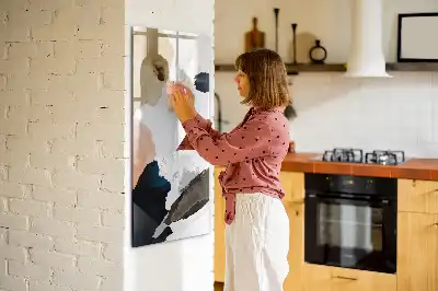 Magnetická kreslicí tabule v motivu akvarelové abstrakce