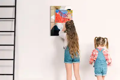 Magnetická kreslicí tabule v motivu akvarelové abstrakce