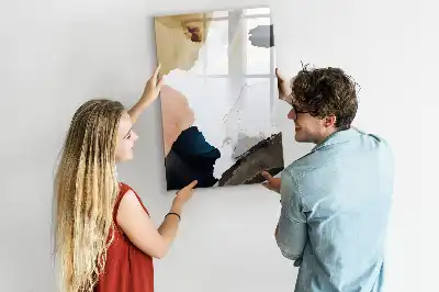 Magnetická kreslicí tabule v motivu akvarelové abstrakce