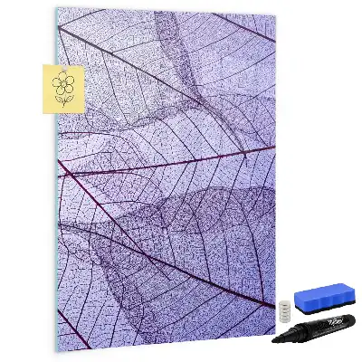 Magnetická popisovací tabule s motivem listu
