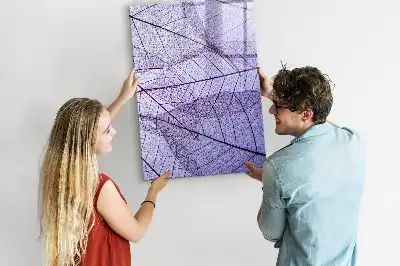 Magnetická popisovací tabule s motivem listu