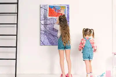 Magnetická popisovací tabule s motivem listu