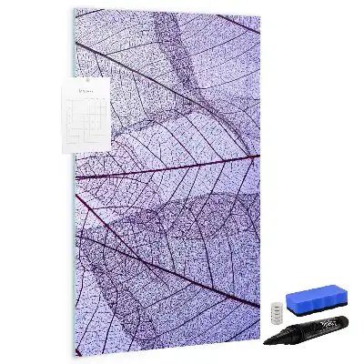 Magnetická popisovací tabule s motivem listu
