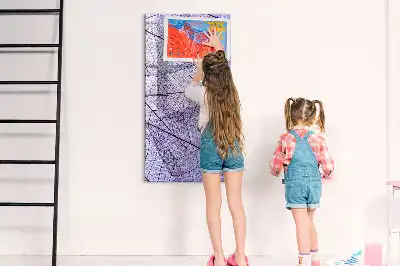 Magnetická popisovací tabule s motivem listu