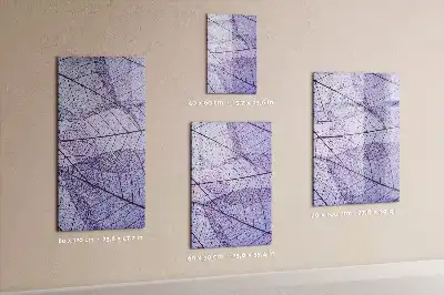 Magnetická popisovací tabule s motivem listu