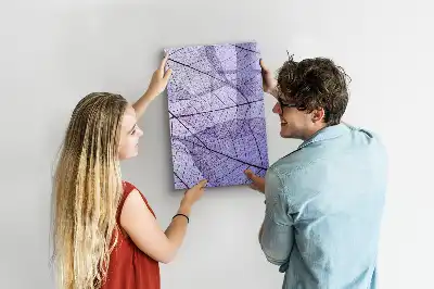 Magnetická popisovací tabule s motivem listu