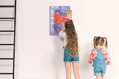 Magnetická popisovací tabule s motivem listu