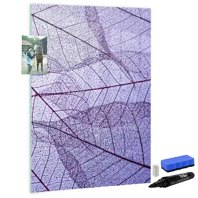 Magnetická popisovací tabule s motivem listu
