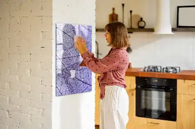 Magnetická popisovací tabule s motivem listu
