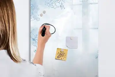 Magnetická popisovací tabule skica květiny