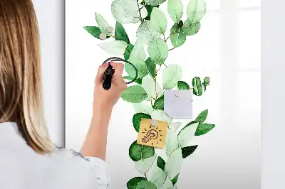 Magnetická tabule na kreslení se sítinovými listy