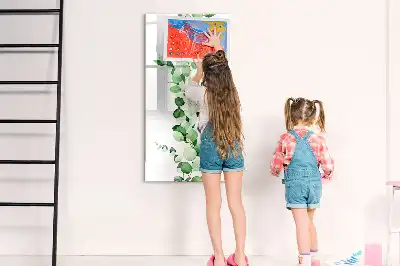 Magnetická tabule na kreslení se sítinovými listy