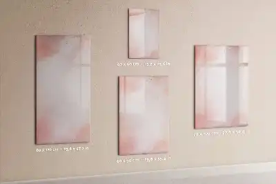 Magnetická popisovací tabule v designu růžového mramoru