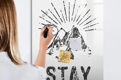 Magnetická kreslicí tabule motiv Divoké hory