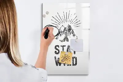 Magnetická kreslicí tabule motiv Divoké hory