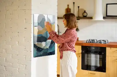 Magnetická kreslící tabule v designu mramorová velryba