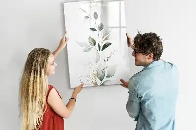 Magnetická popisovací tabule sítinové listy