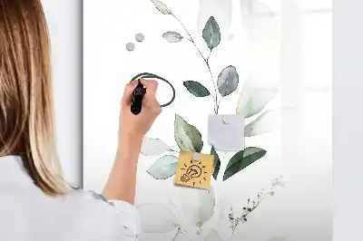 Magnetická popisovací tabule sítinové listy