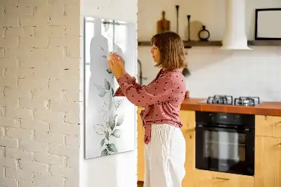 Magnetická popisovací tabule sítinové listy
