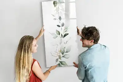 Magnetická popisovací tabule sítinové listy